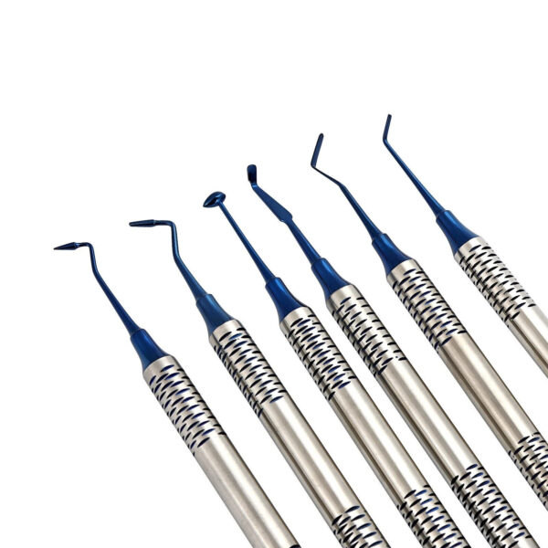 6Pcs Dental Composite Resin Filling Instruments Set - Image 2