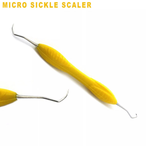 Silicone Handle Dental Sickle Scaler & Periodontal Curette - Image 4
