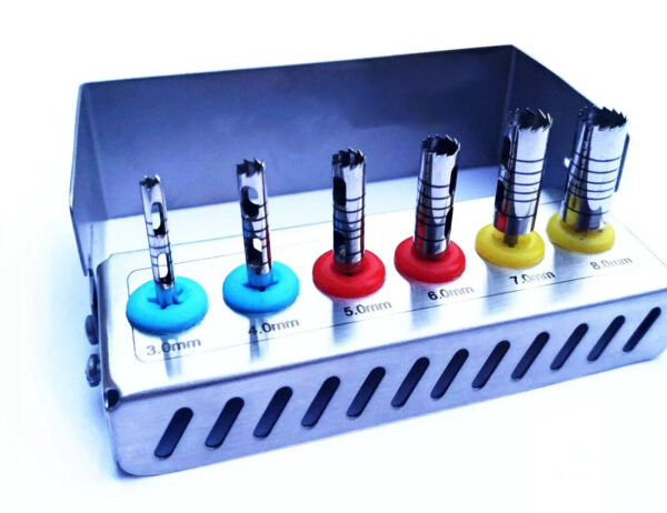 6pcs Long Trephine Kit