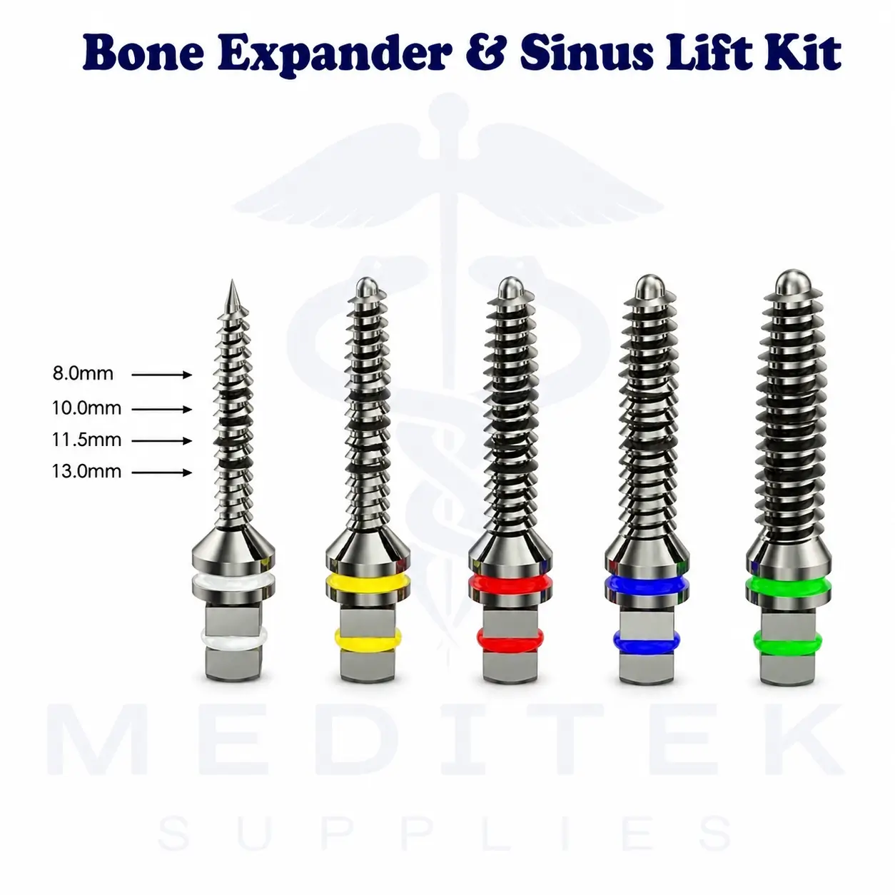 Surgical Bone Expander Kit – Saw Disks for Dental Implant & Sinus Lifting Oral Surgery CE - Image 4