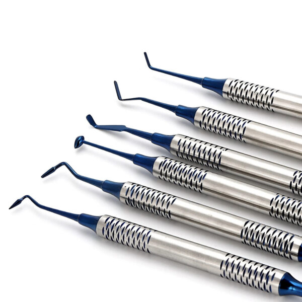 6Pcs Dental Composite Resin Filling Instruments Set - Image 3