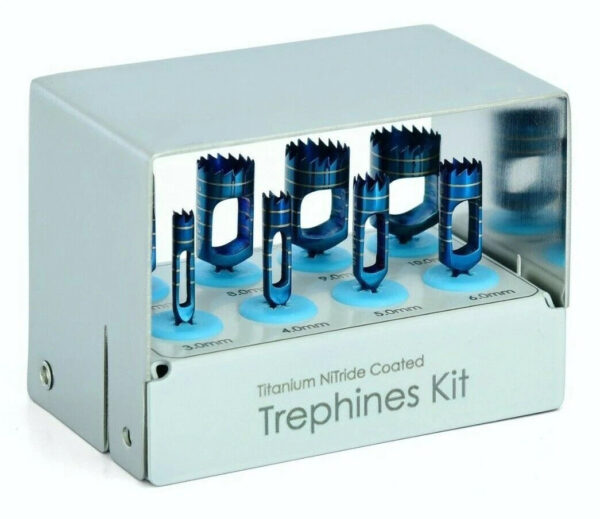 8pcs Titanium Coated Trephine Kit - Image 3