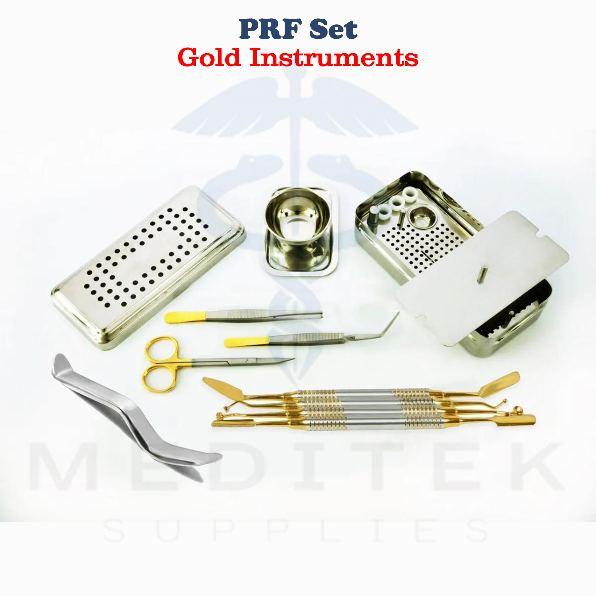 MediTek Dental PRF & GRF Surgical Instrument Kit – 11-Piece Set with PRF Box - Image 2