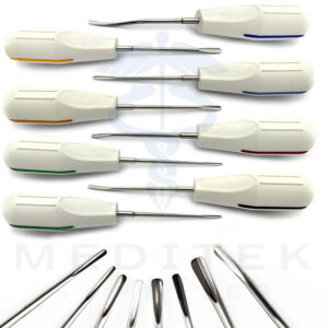 8 Pcs Dental Luxating Elevators Oral Surgery Tooth Extraction Apical Root Tip