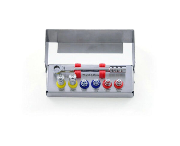 6.35mm Hex Dental Ratchet & Hand Driver Set with Bur Holder