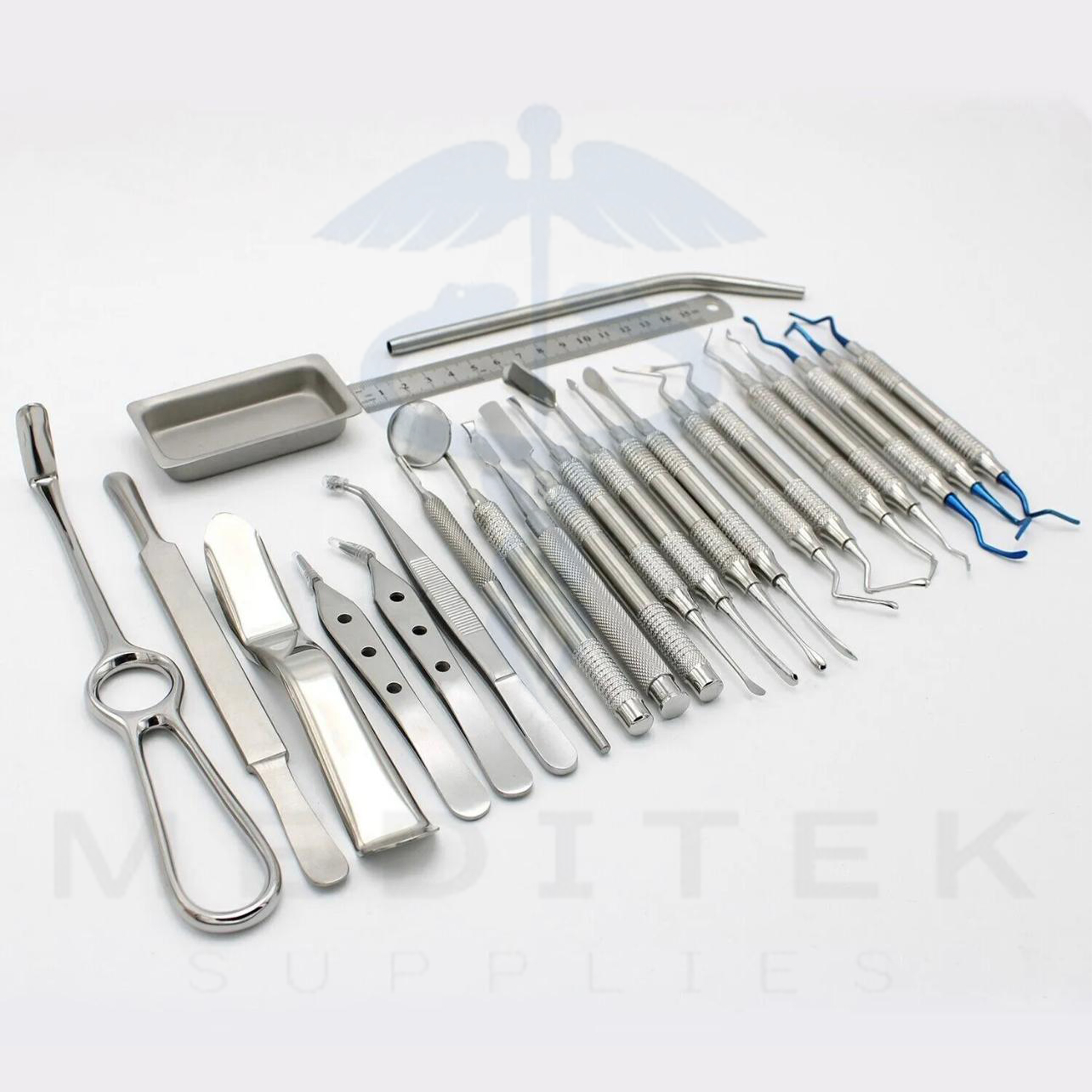 33-Piece Dental Periodontal Kit – Scaling, Root Planing & Surgical Instruments CE - Image 4