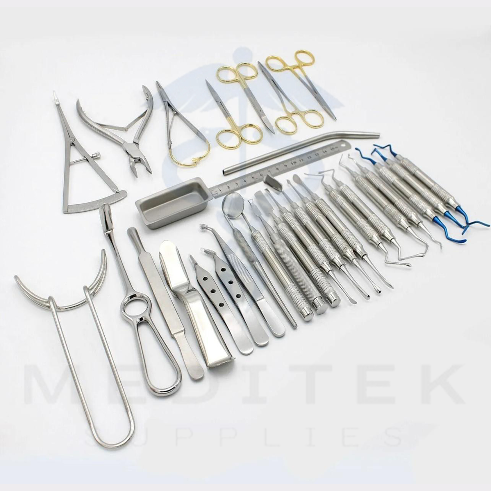 33-Piece Dental Periodontal Kit – Scaling, Root Planing & Surgical Instruments CE - Image 3