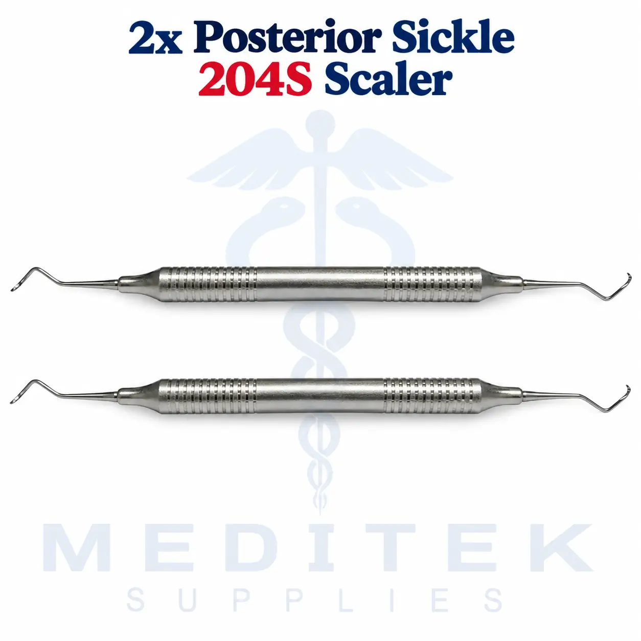 2x Dental Scaler 204S Posterior Sickle – Buy 4 Get 1 Free CE - Image 2