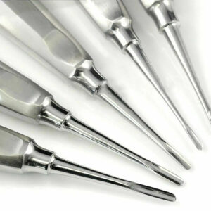 5Pcs Straight Dental Surgery Elevator Set
