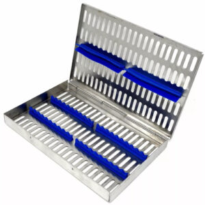 German Dental Autoclave Sterilization Cassette Rack for 20 Instruments