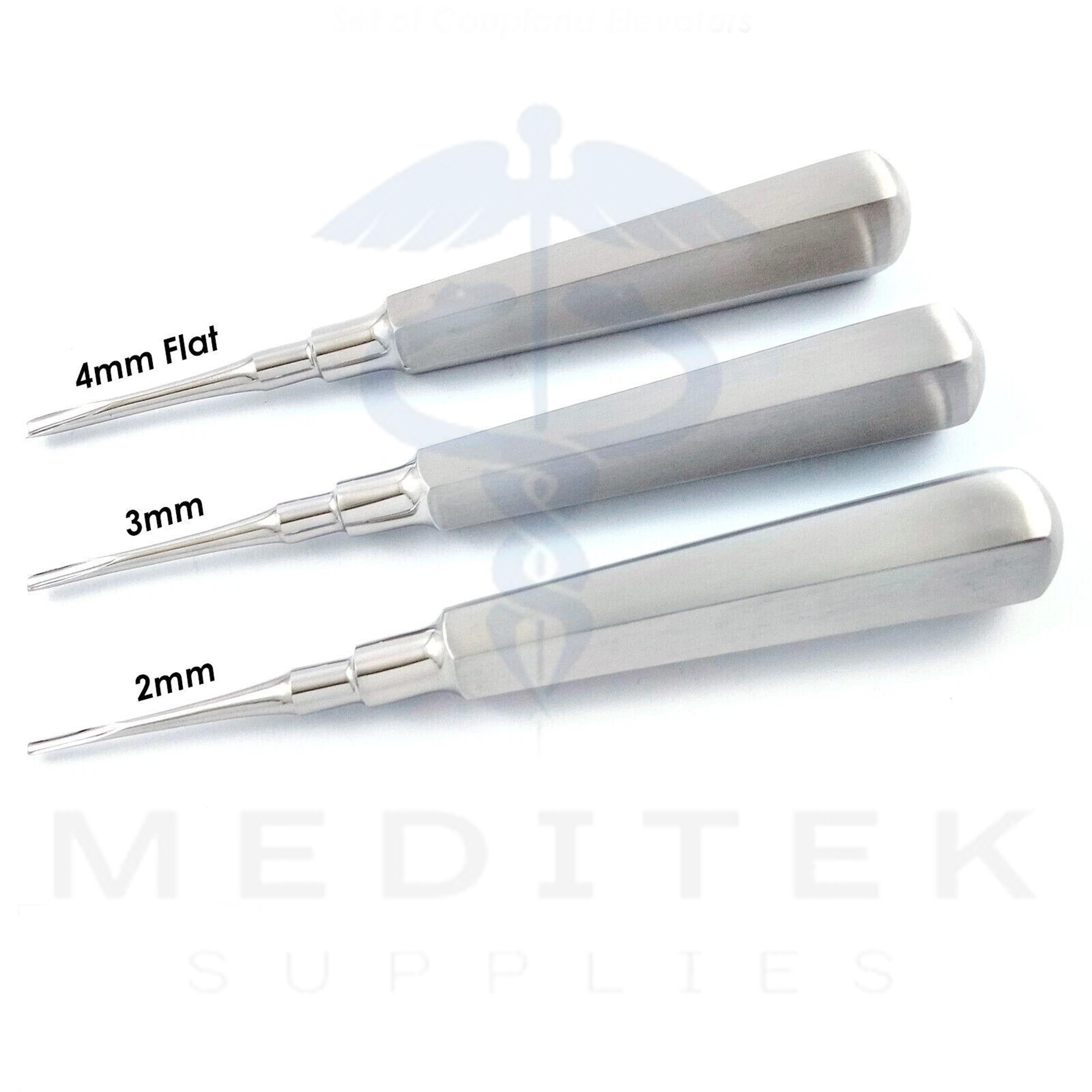 3 Pcs Coupland Dental Root Elevators Set 2mm 3mm 4mm – PDL Luxating CE - Image 2