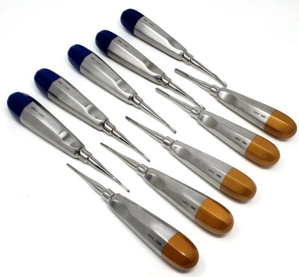 German 10Pc Straight Luxating Elevator (1.5-5mm)