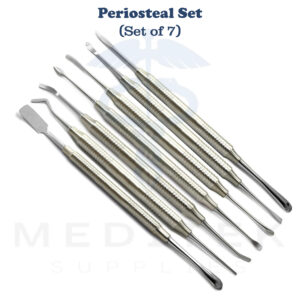 7Pcs Implant Surgical Periosteal Elevators Set
