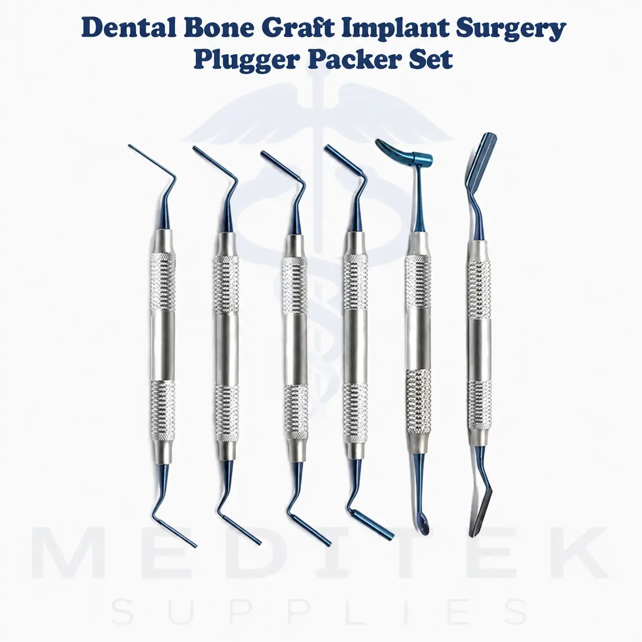 Dental Bone Graft Implant Surgery Plugger Packer Set