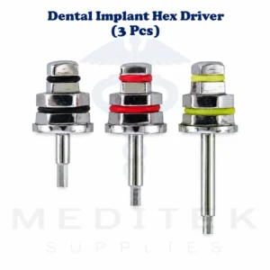 3Pc Dental Implant Hex Driver – 1.25mm
