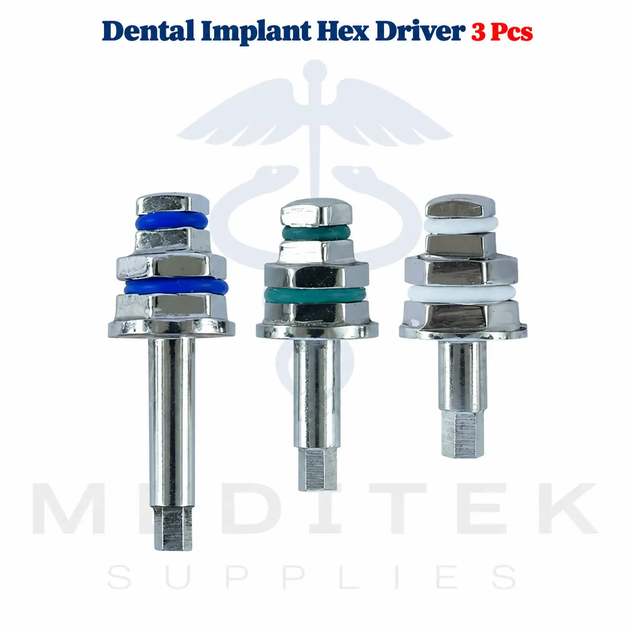 3Pc Dental Implant Hex Driver – 2.42mm