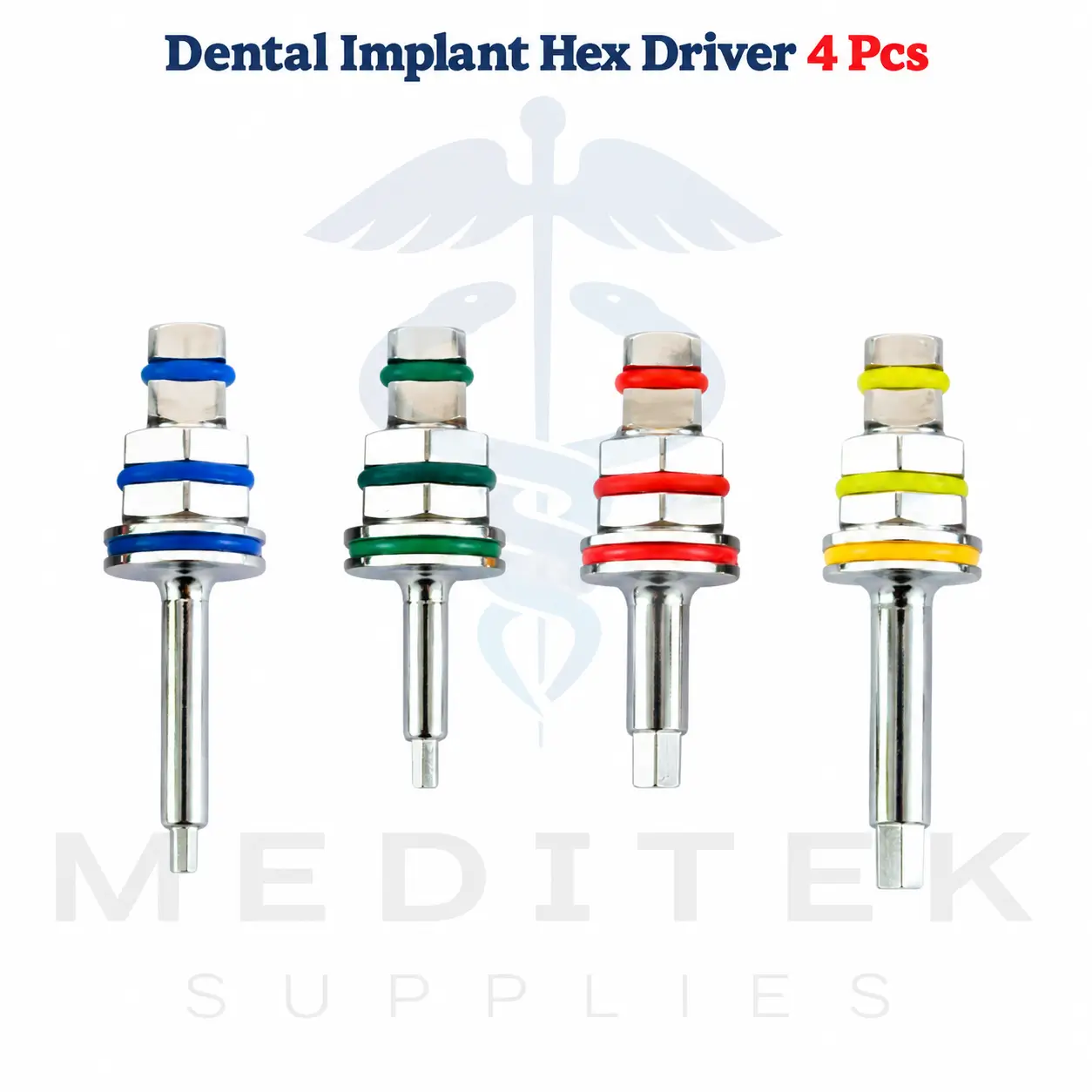 4Pc Dental Implant Hex Driver Set (1.25mm & 2.42mm)