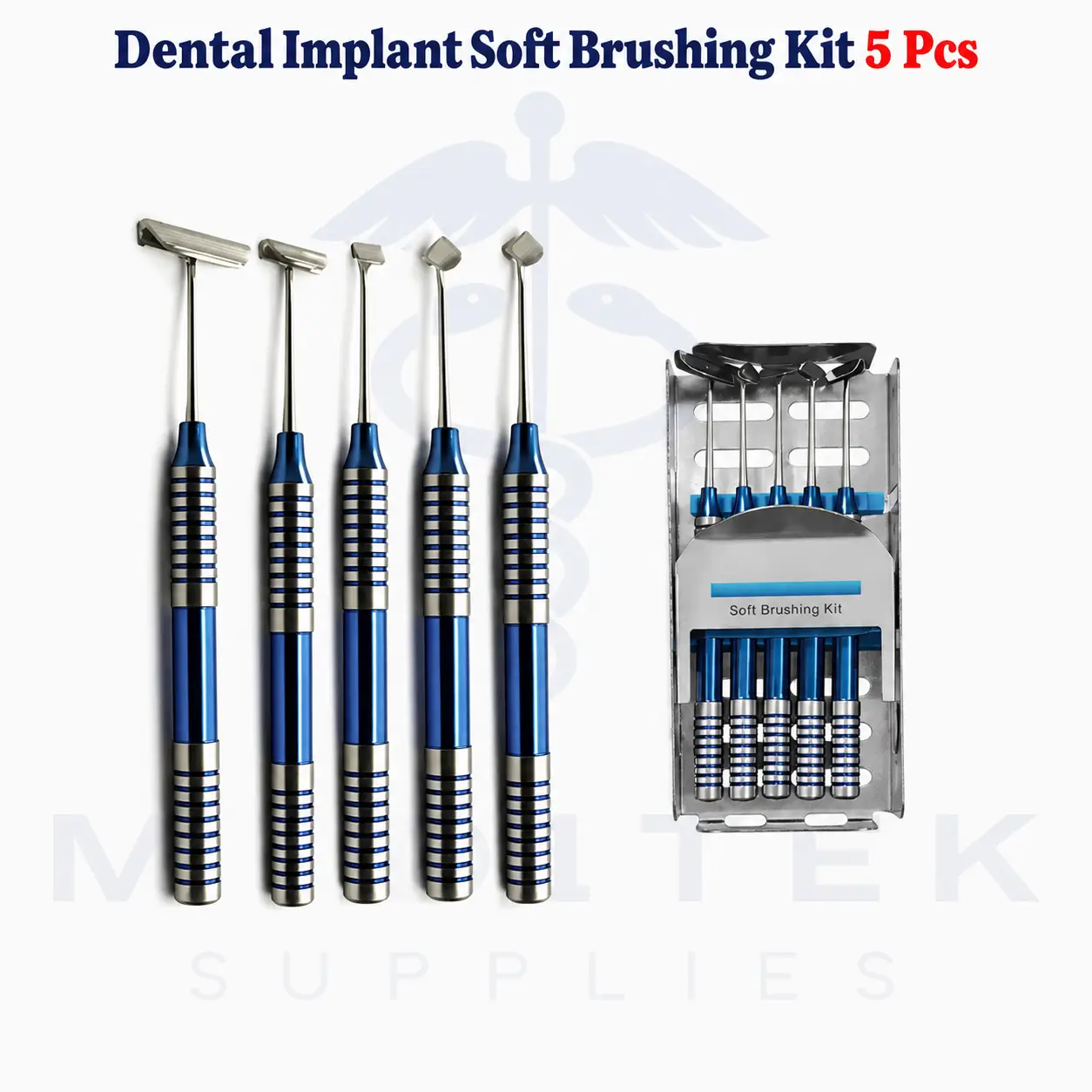 Dental Implant Soft Brushing Kit, 5 pcs