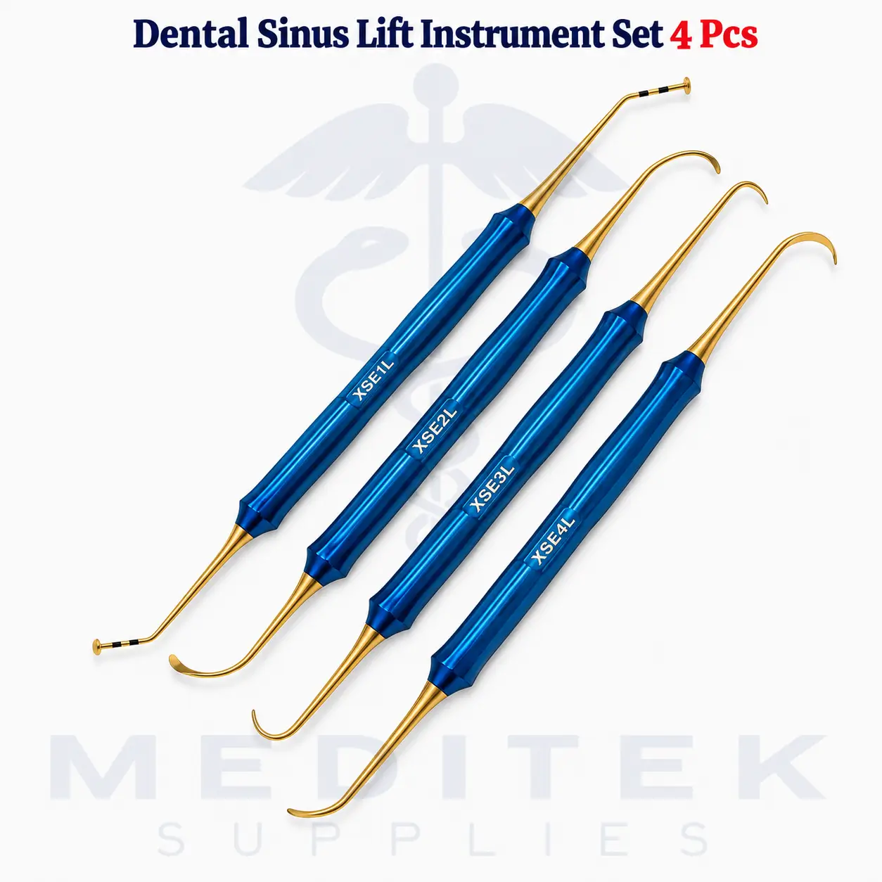 Dental Sinus Lift Instrument Set (4 Pieces) – Premium Implantology & Surgical Kit - Image 2