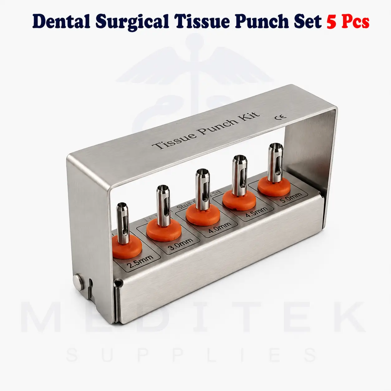 5pcs Dental Surgical Tissue Punch Set - Image 2
