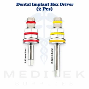 2Pc Dental Implant Hex Driver Set – 2.42mm