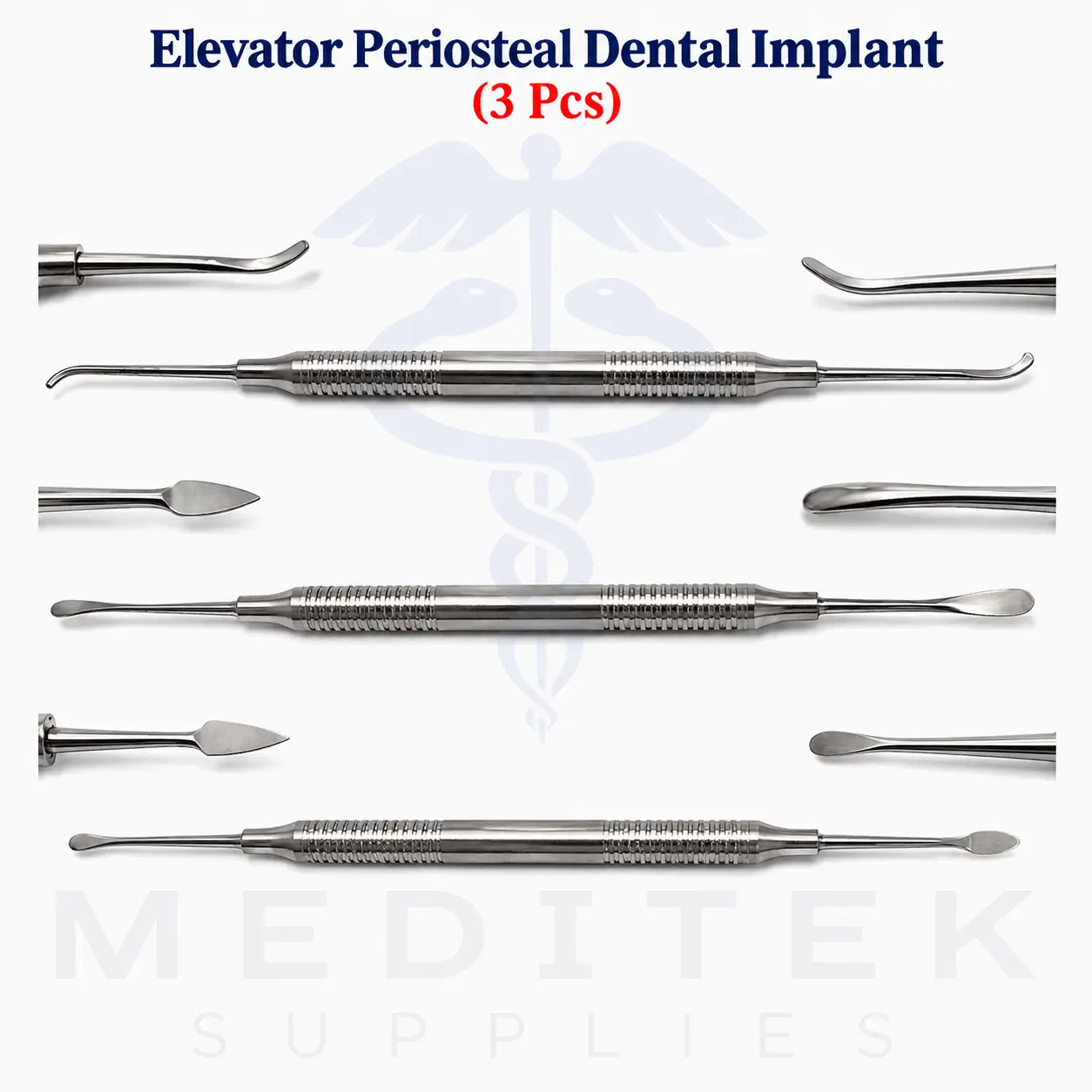 3-Piece Elevator Periosteal Dental Implant
