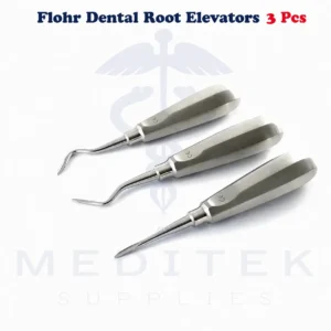 3Pcs Flohr Dental Root Elevators