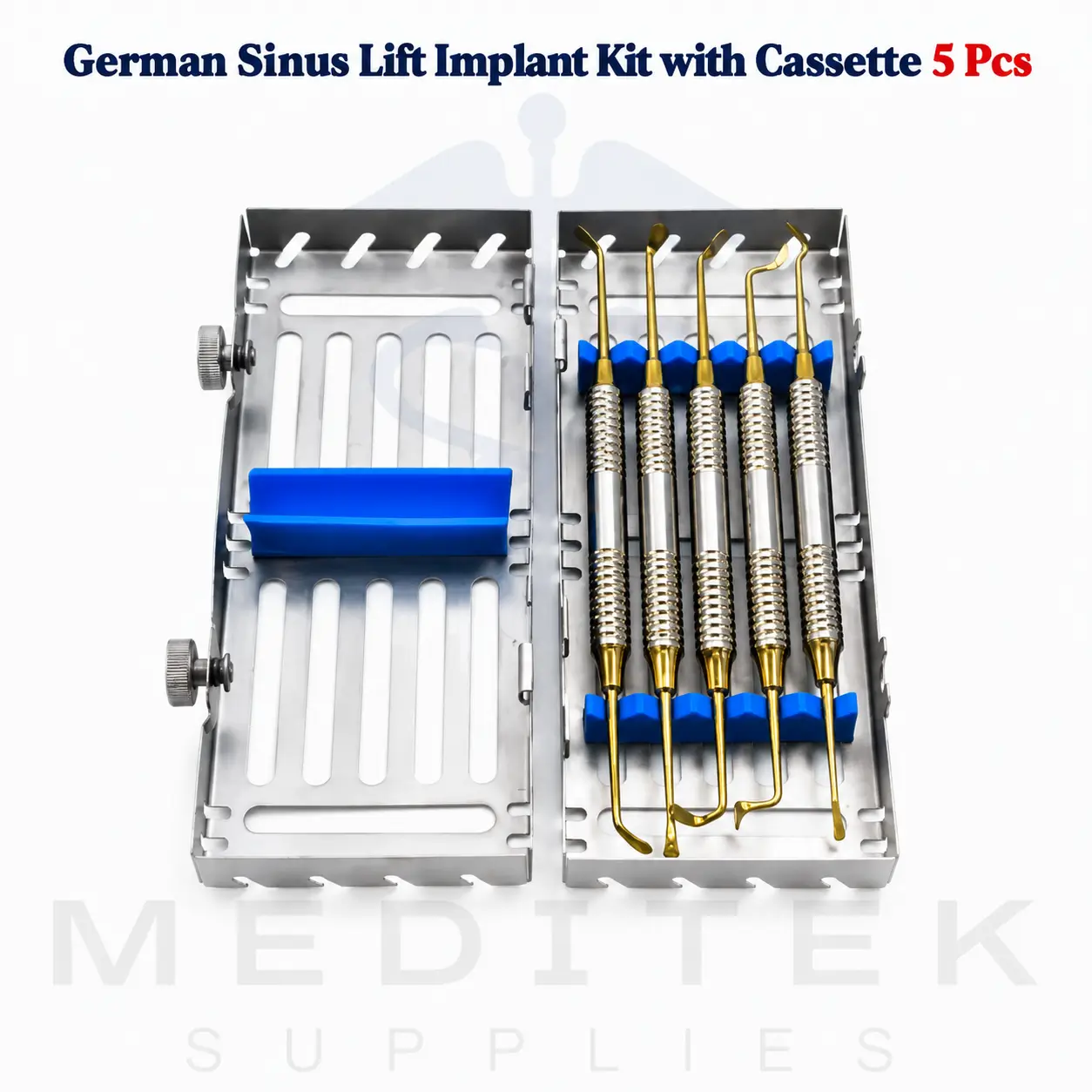 German 5Pc Sinus Lift Implant Kit with Cassette