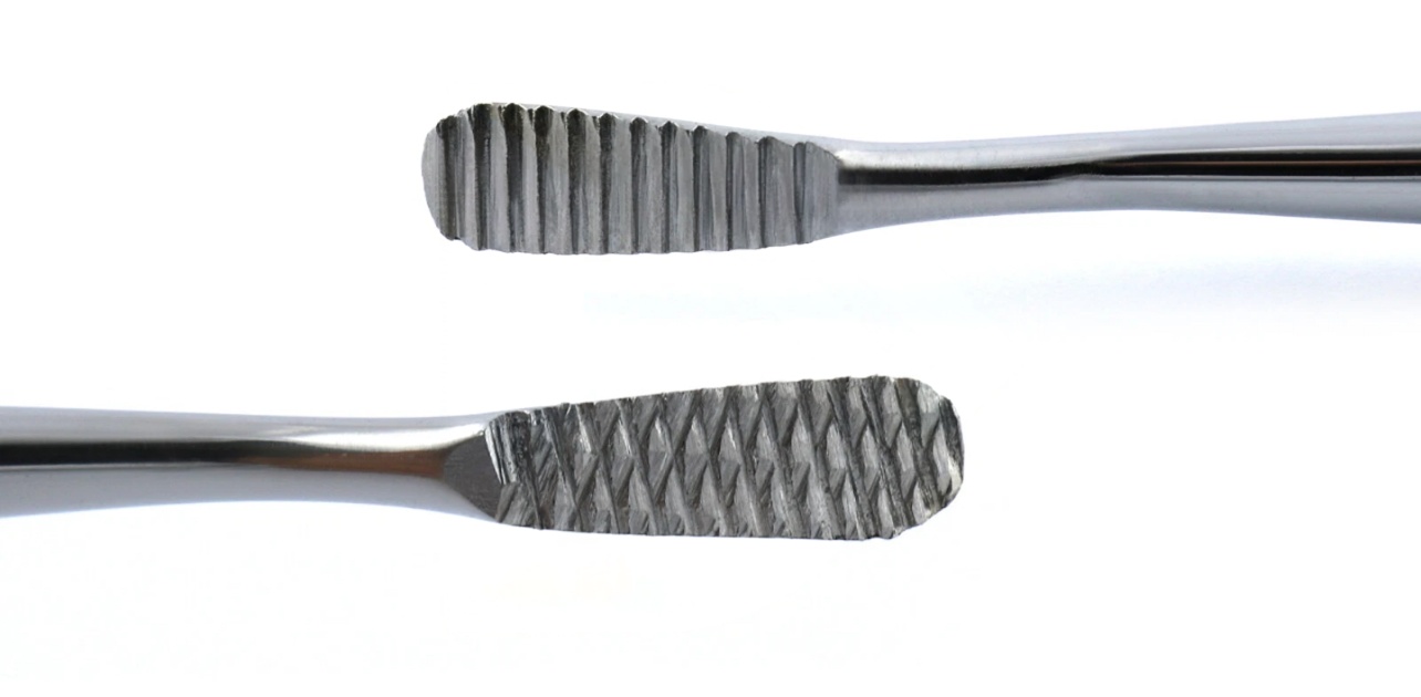 2 Dental Bone File Miller Cross Cut Straight Dental Instrument CE 18mm/6mm - Image 4