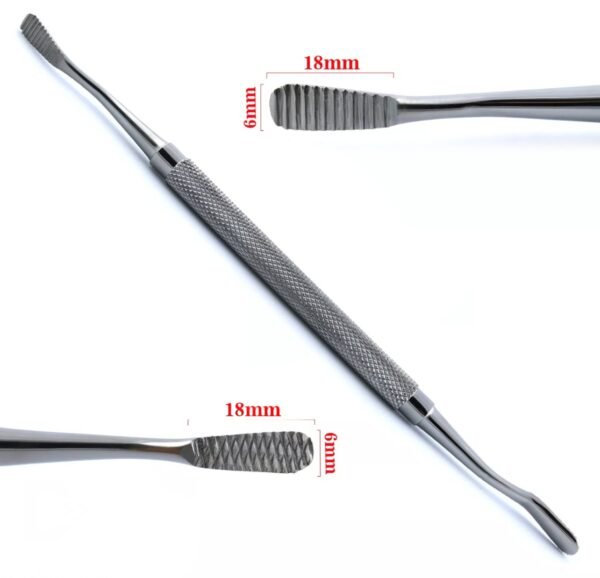 Dental Bone File Miller Cross Cut Straight Dental Instrument CE