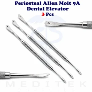 3× Periosteal Allen Molt 9A Dental Elevator