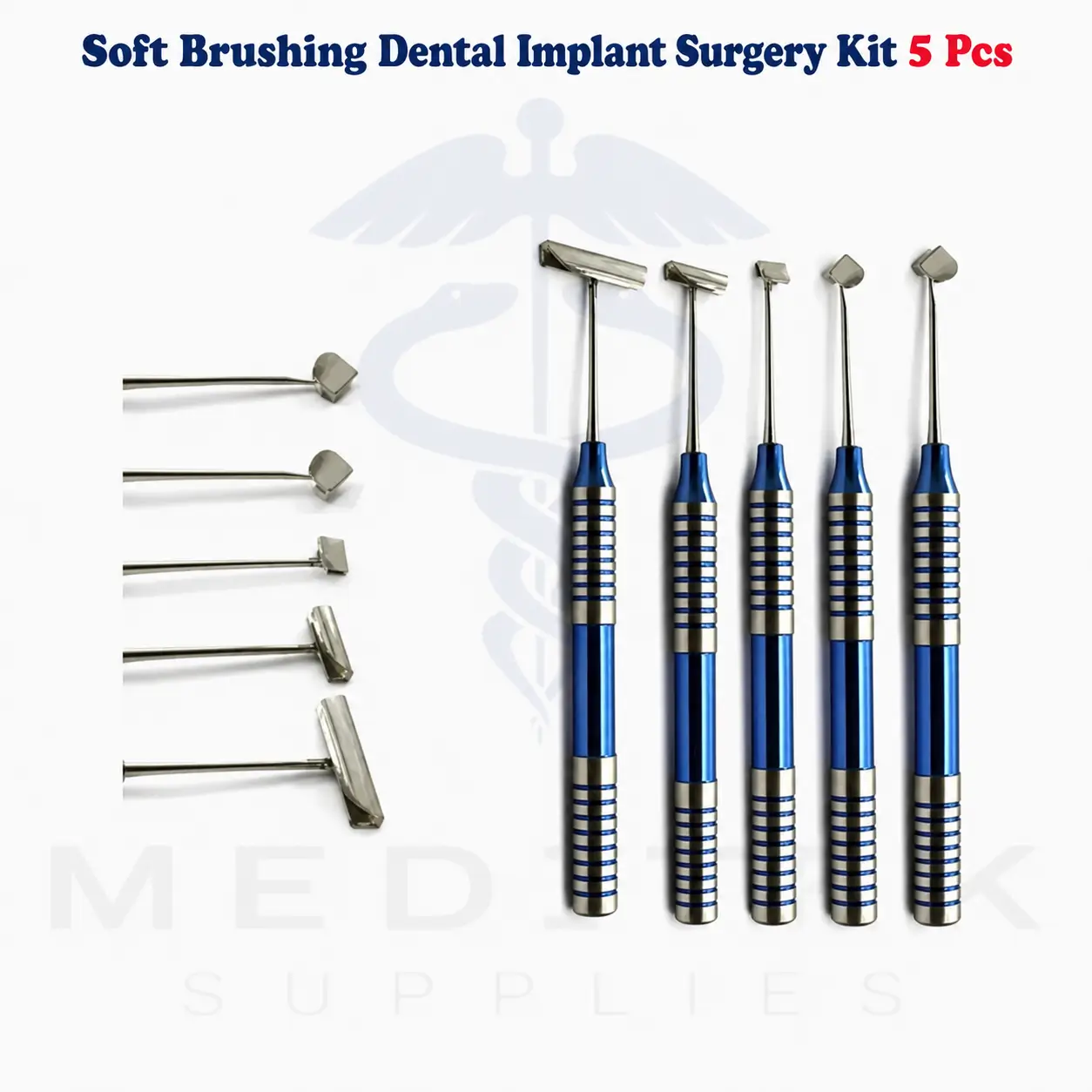 5 Pc Soft Brushing Dental Implant Surgery Kit - Image 2