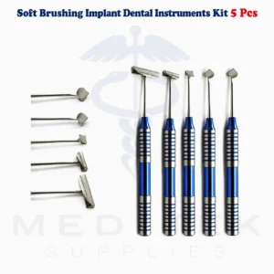5 Pcs Soft Brushing Implant Dental Instruments Kit