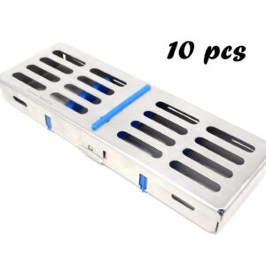 10x5 Dental Sterilization Cassette Tray SS