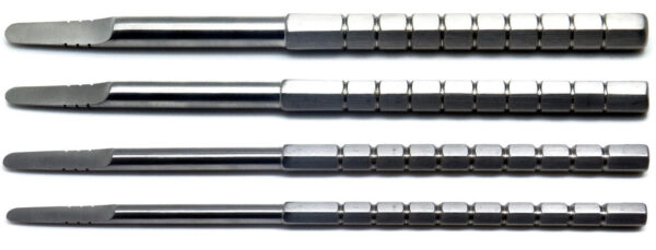 Dental Bone Splitting Chisels Surgical Hard Extracting Instruments Set of 4 - Image 2