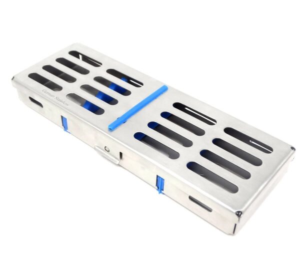 ODM 4" X 8" Sterilization Cassette Box With Silicone Pad For Surgical Instruments