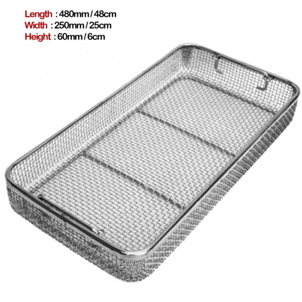 Mesh Wire Sterilization Tray Dental Rack CE