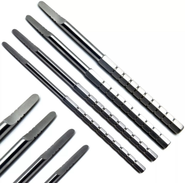 Dental Bone Splitting Chisels Surgical Hard Extracting Instruments Set of 4