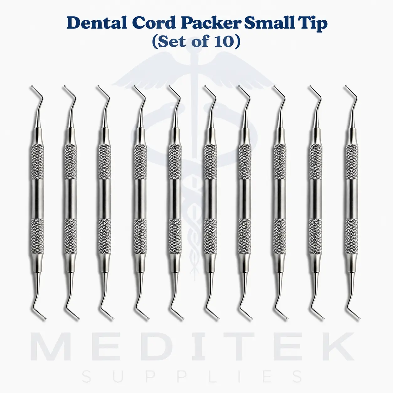 10 PCs Dental Cord Packer Small Tip Gingival Atraumatic Retraction Instruments