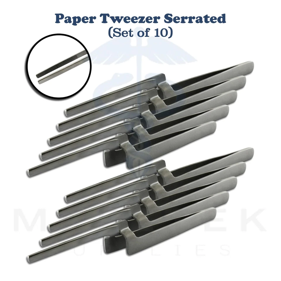 Miller Articulating Paper Forceps Holder Straight Dental Restoration Serrated CE - Image 15