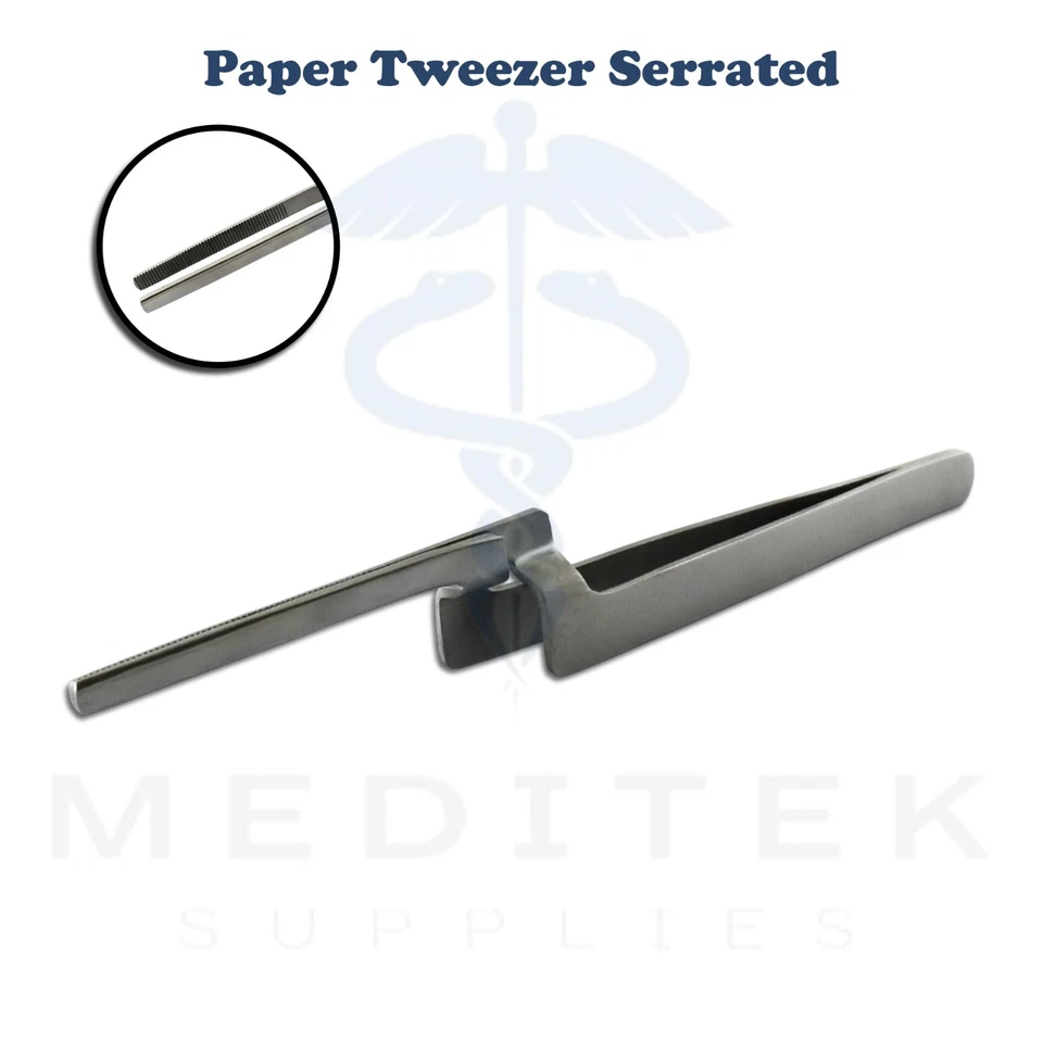 Miller Articulating Paper Forceps Holder Straight Dental Restoration Serrated CE - Image 12