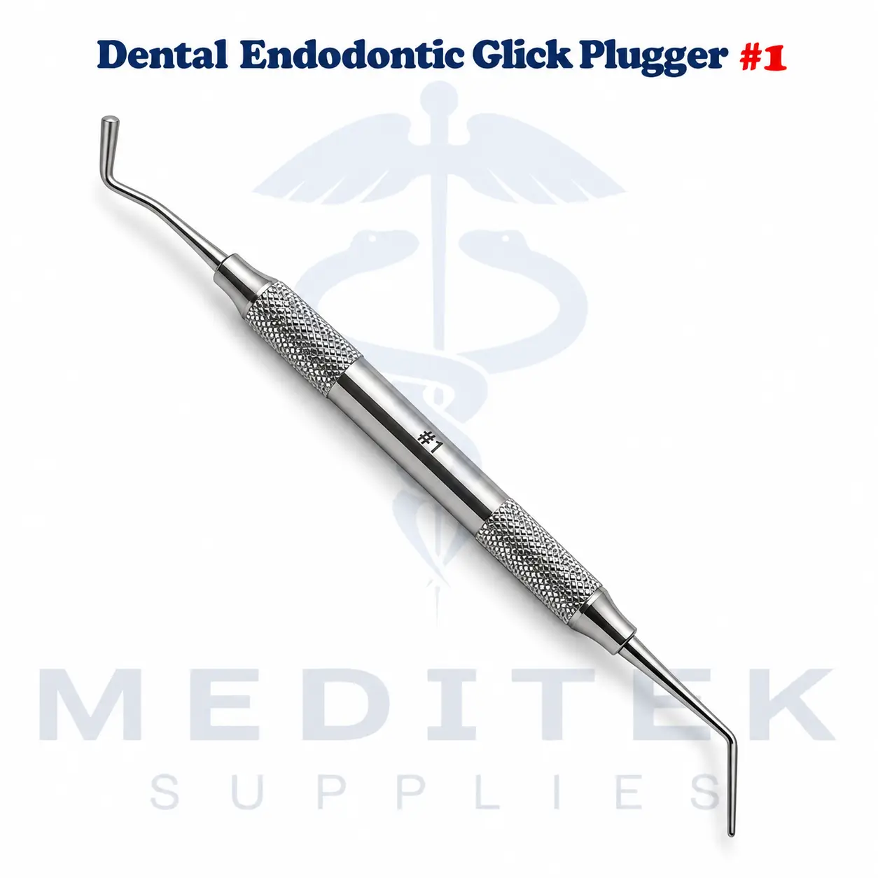 Dental Endodontic Glick #1 Blade & Root Canal Plugger – Stainless Steel CE