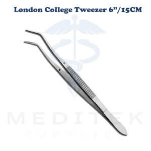 Dental College Cotton Pliers Tweezers 6" Serrated Tip – MediTek CE SS